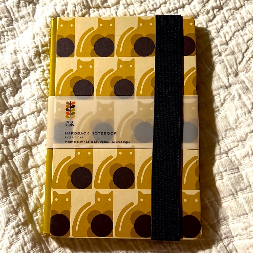 Poppy Cat Hardback Notebook by Orla Kiely.